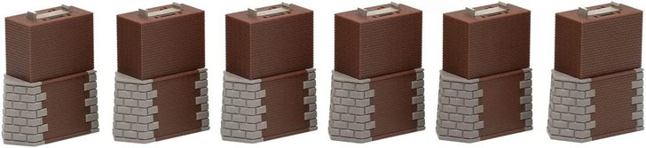 Tomix 3271 Brick Pier Set (Square) (6 pcs) (N scale)