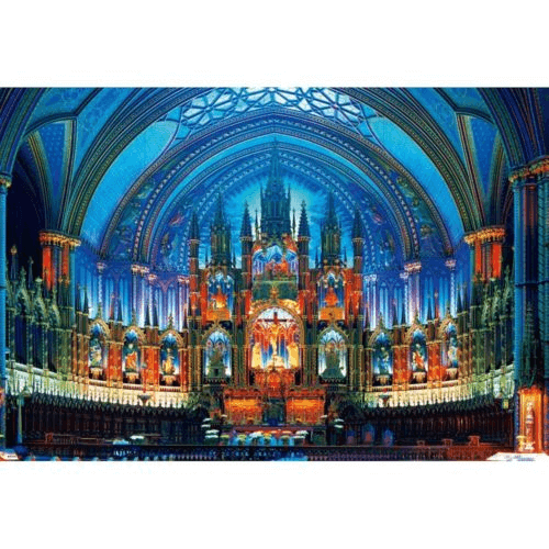 Beverly Jigsaw Puzzle 31-413 Notre-Dame Basilica (Montreal) (1000 Pieces) (4977524314134)