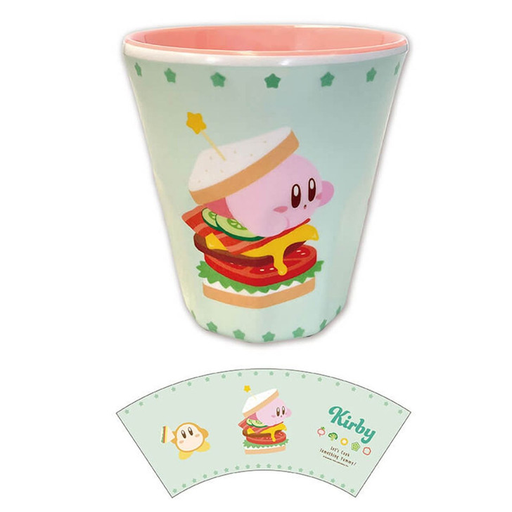 SK JAPAN Melamine Cup Kirby from the Stars Comic Panic Sandwich