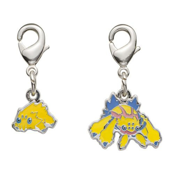 Pokemon Center Original Metal Keychain Series - Joltik 595, 596