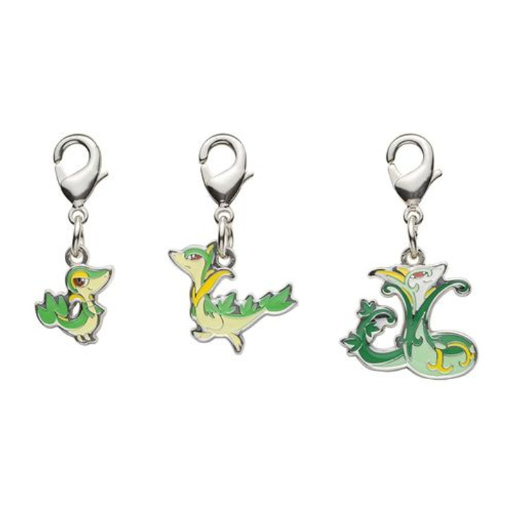 Pokemon Center Original Metal Keychain Series - Snivy 495-496-497