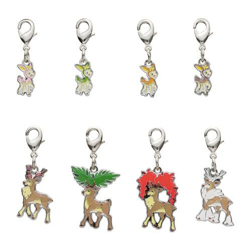 Pokemon Center Original Metal Keychain Series - Deerling 585, 586