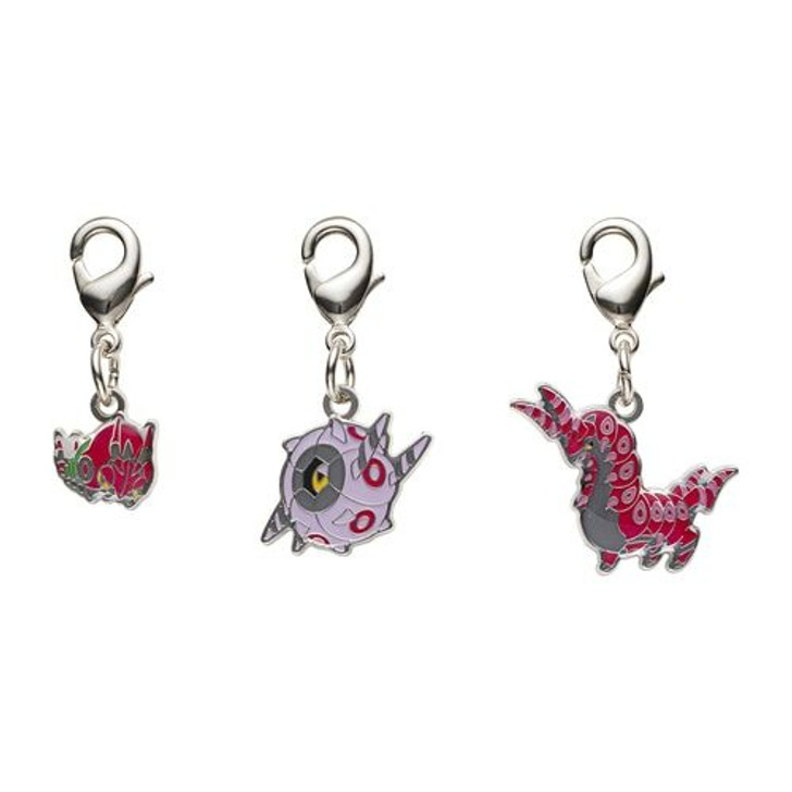 Pokemon Center Original Metal Keychain Series - Venipede 543-544-545