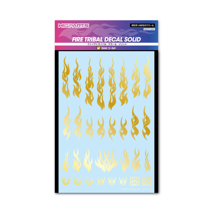 HiQparts Fire Tribal Decals Solid Gold