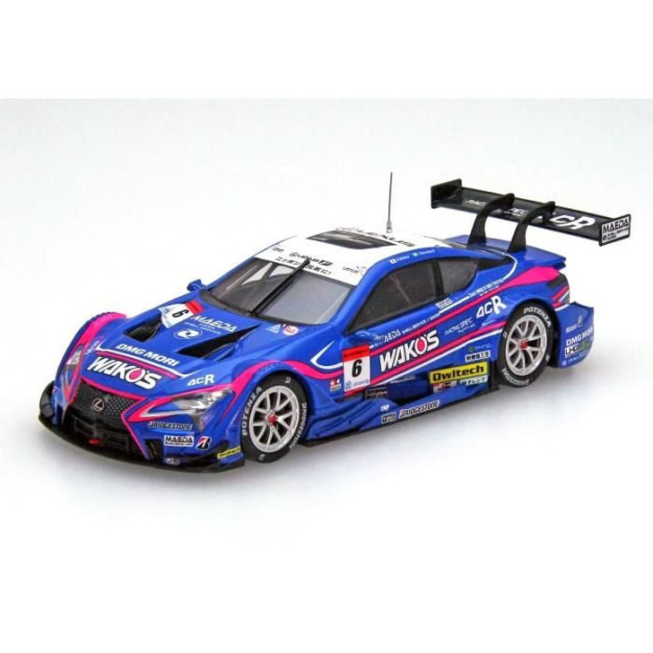 ミニカー 1/43 EBBRO SUPER GT GT500 2017 WAKOS 4CR LC500 No.6 45522