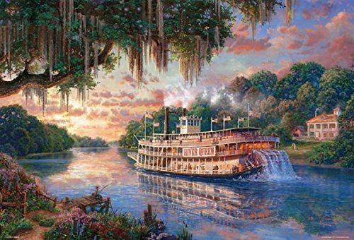 Beverly Jigsaw Puzzle 31-443 Thomas Kinkade Ship River Queen (1000 Pieces) (4977524314431)