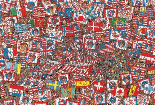 Beverly Jigsaw Puzzle 31-444 Where's Wally? Big Party (1000 Pieces) (4977524314448)