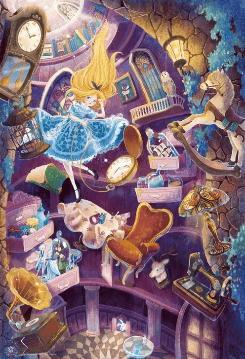 Beverly Jigsaw Puzzle 31-454 ALICE Down the Rabbit Hole (1000 Pieces) (4977524314547)