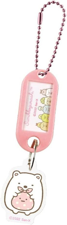 T's Factory Name Tag Key Holder Sumikko Gurashi Shirokuma