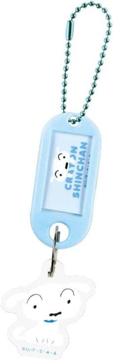 T's Factory Name Tag Key Holder Crayon Shin-chan Shiro