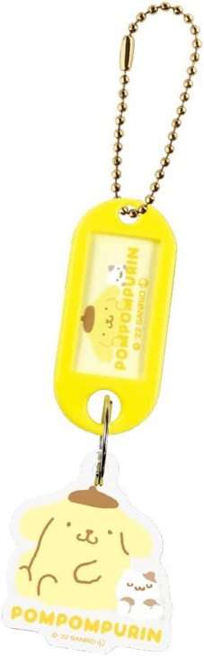 T's Factory Sanrio Name Tag Key Holder Pom Pom Purin