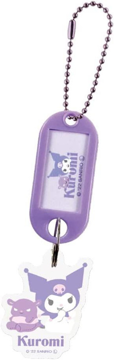 T's Factory Sanrio Name Tag Key Holder Kuromi