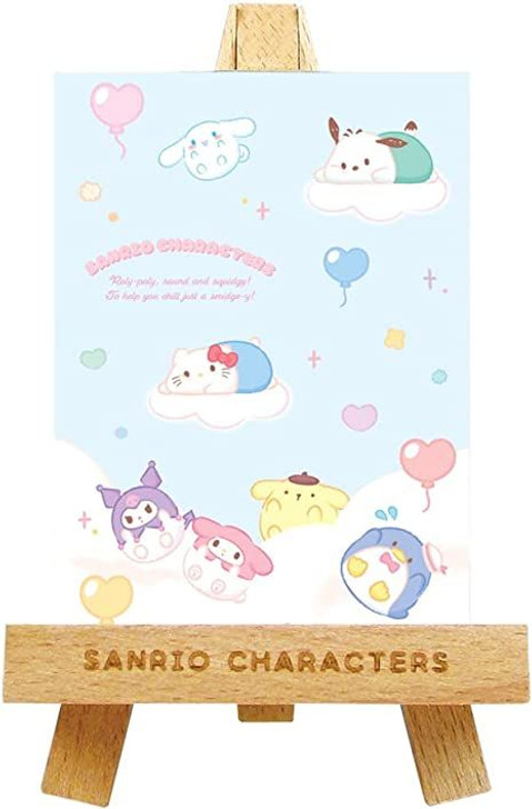 T's Factory Memo Pad with Easel Stand Sanrio Characters