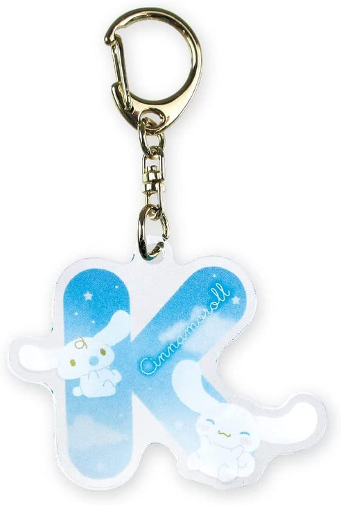 T's Factory Initial Acrylic Keychain K Sanrio