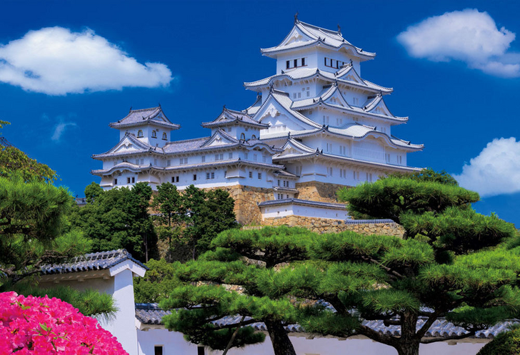 Beverly Jigsaw Puzzle 33-098 Japanese Scenery Himeji Castle (300 Pieces) (4977524330981)