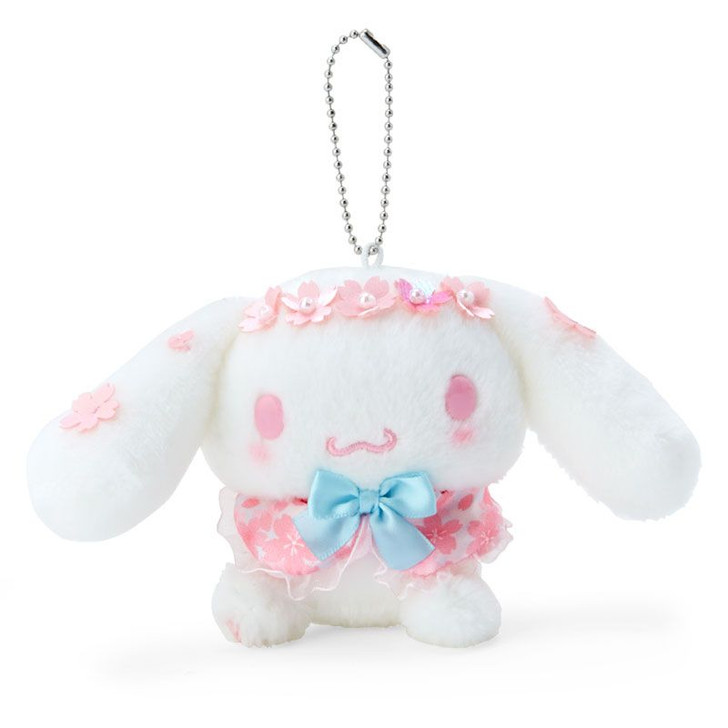 Sanrio Mascot Holder Cinnamoroll in Cherry Blossom Dress (Sakura)