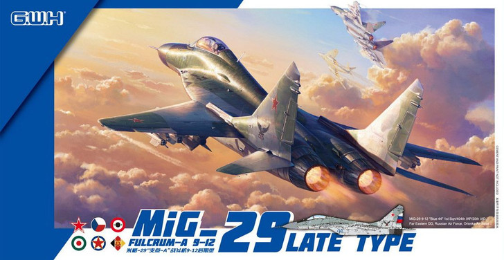 1/72 MiG-29 9.12 Fulcrum A Late Type Plastic Model