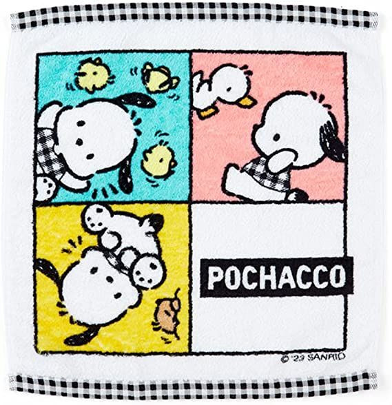 Sanrio Towel Pochacco (Plaid Pattern)