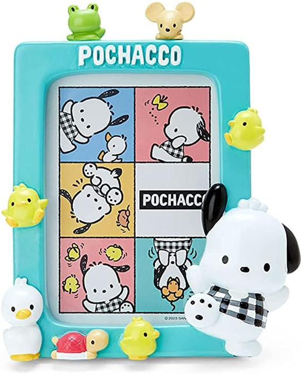 Sanrio Photo Frame Pochacco (Checkered Pattern)