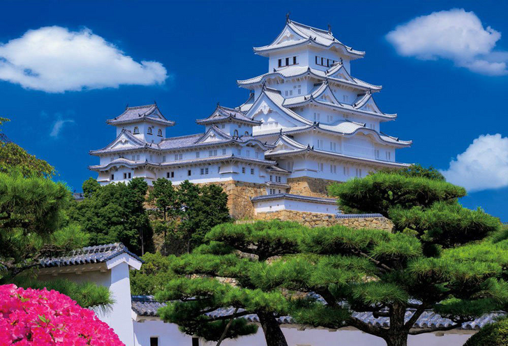 Beverly Jigsaw Puzzle 51-195 Japanese Scenery Himeji Castle (1000 Pieces) (4977524511953)