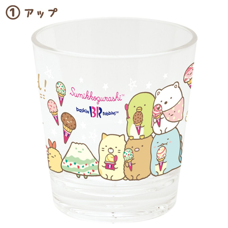 San-x Acrylic Cup Sumikko Gurashi Pattern 1 (Baskin Robbins)