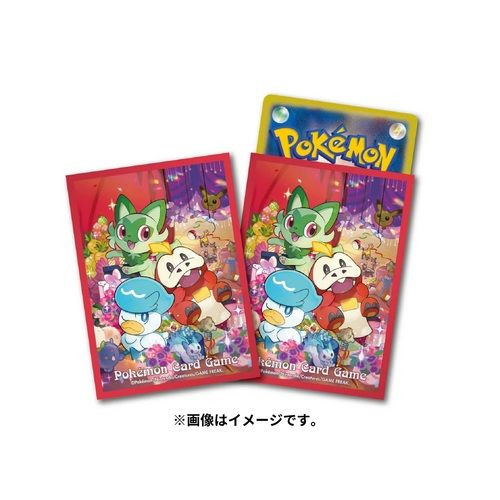 Pokemon Center Original TCG Deck Sleeves Paldia Starters
