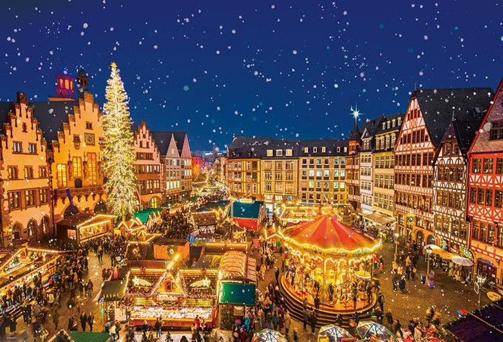 Beverly Jigsaw Puzzle Christmas Market in Frankfurt (1000 Pieces)