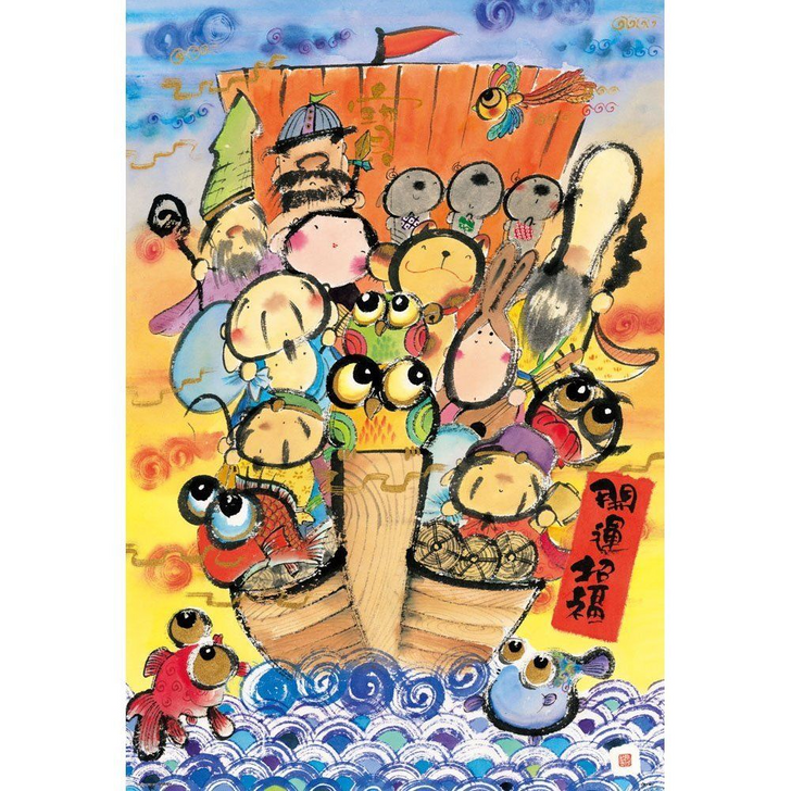 Beverly Jigsaw Puzzle 61-377 Yuseki Miki Japanese Illustration (1000 Pieces) (4977524613770)