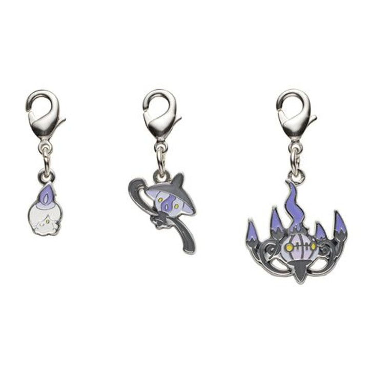 Pokemon Center Original Metal Keychain Series - Litwick 607-608-609