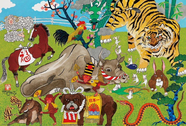 Beverly Jigsaw Puzzle 61-409 Hajime Okamoto Japanese Illustration (1000 Pieces) (4977524614098)
