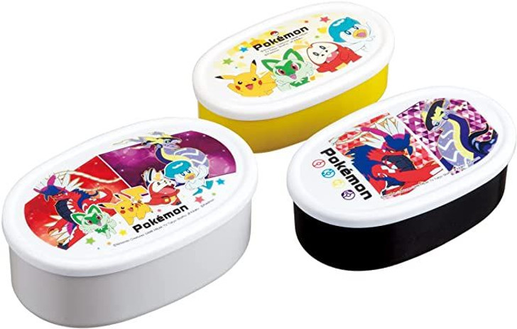 Skater Pokemon 23N Food Containers 3pcs