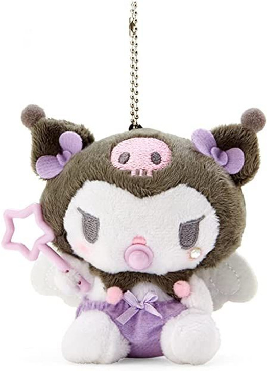 Sanrio Plush Mascot Holder - Kuromi (Baby Angel)