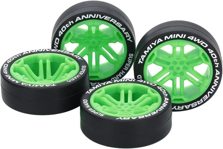 その他 Shashy 95640 Mini 4WD 40th Anniversary Super Hard Low Height Tire