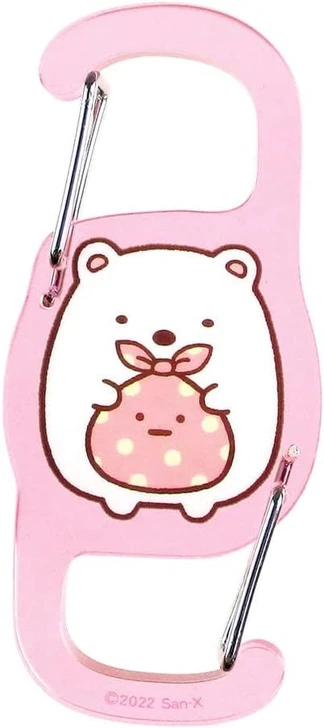 T's Factory Dual Carabiner Sumikko Gurashi Shirokuma
