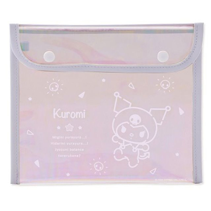 Aurora PVC Flat Pouch - Sanrio Kuromi