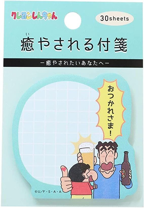 T's Factory Sticky Notes Crayon Shin-chan Green