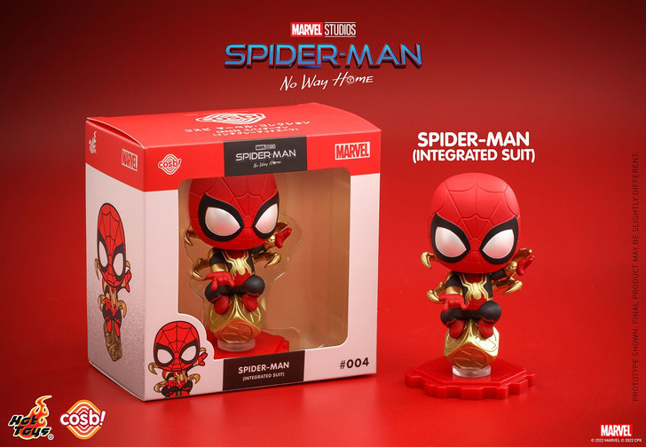 Hot Toys Cosbi Marvel Collection #004 Spider-Man Integrated Suit Ver. Japan Original Package Figure