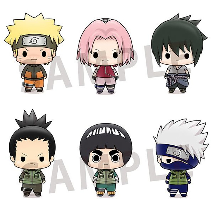 Megahouse Chokorin Mascot Naruto Shippuden vol.1 6pcs Complete Box