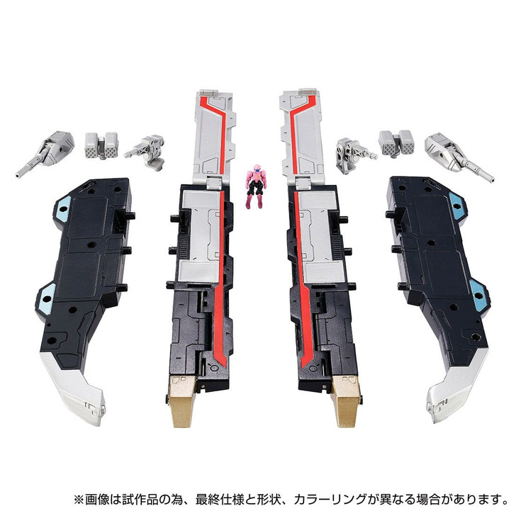 Takara Tomy Diaclone DA-99 Grand-Dion ReinForced Unit B : Ram/Extension Deck Parts Set