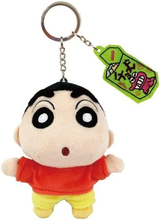 SK JAPAN Plush Keychain with Embroidery Charm Crayon Shin-chan