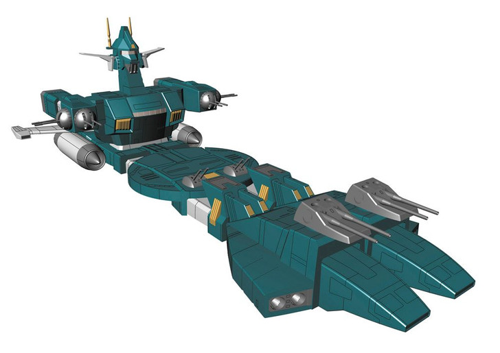 Hasegawa 1/500 Combat Mecha Xabungle Gear-Gear Plastic Model