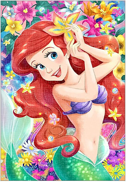 Tenyo DPG500-67 Jigsaw Puzzle Smiling The Little Mermaid Ariel (Disney) (500 S-Pieces)