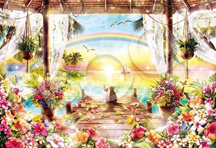 Epoch 31-740 Jigsaw Puzzle Romantic Vacation (Yoshimasa Kishida) Glow-in-the-Dark (1053 Pieces)