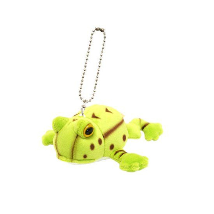 TAKE OFF ANIMANIA Plush Doll Key Chain Belted Frog