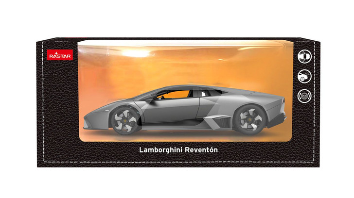 1/24 Diecast Car Lamborghini Reventon Gray Finished Model