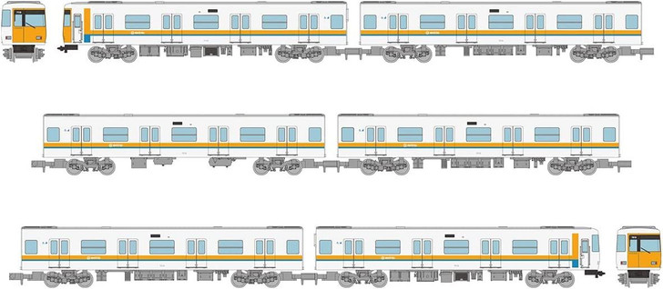 Tomytec Kinki Nippon Railway (Kintetsu) Series 7000 Renewal Car 6 Cars Set (N scale)