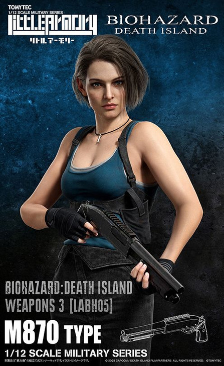 Tomytec Military Series 1/12 Little Armory Resident Evil: Death Island Weapons Type 3 Jill Valentine Plastic Model