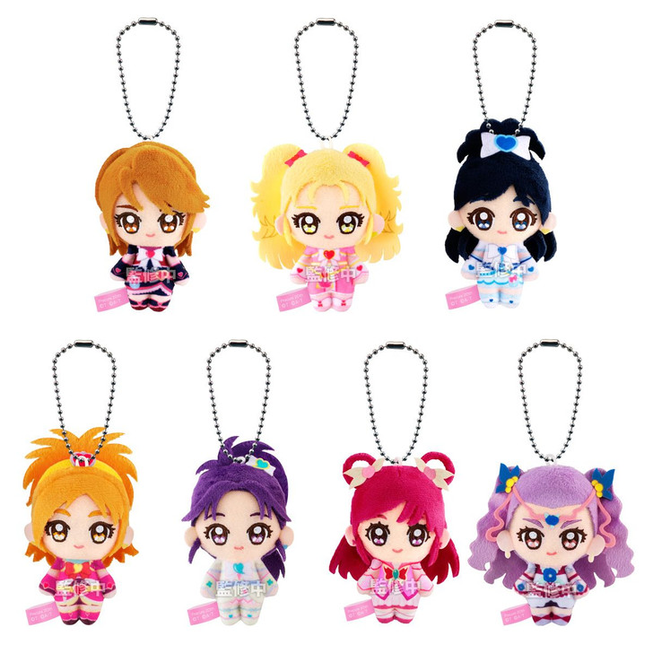 Bandai Candy Pretty Cure Fuwa-Kyun Mascot Plushy Charm Collection 10pcs Complete Box