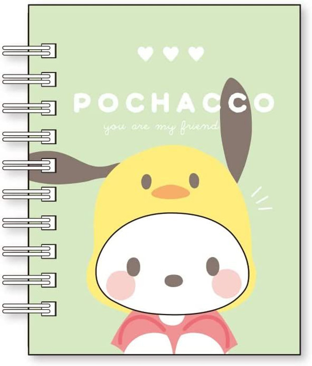 T's Factory Sanrio Mini Ring Notebook Pochacco