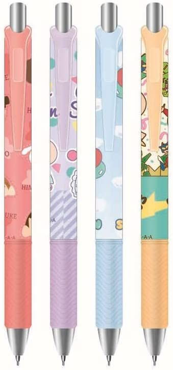 Other Gel Knock Ballpoint Pen Set of 4 Crayon Shin-chan Pajama
